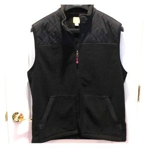 Men’s Bass fleece vest size L